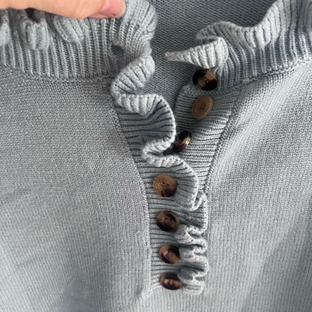 BTFBM Ruffle Trim Sweater - Picture 3 of 8